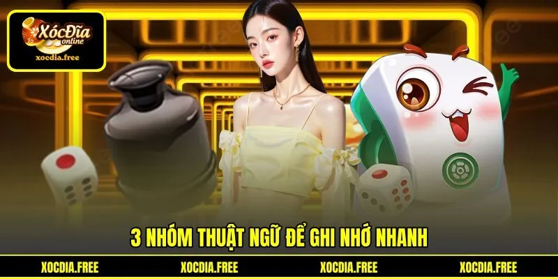 3 nhóm thuật ngữ để ghi nhớ nhanh 3 nhóm thuật ngữ để ghi nhớ nhanh